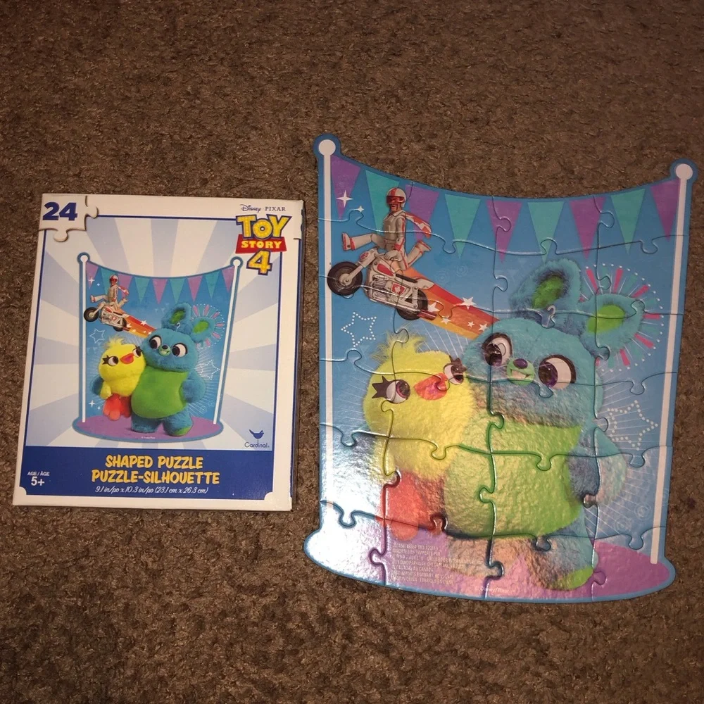 Disney Toy Story 4 Puzzle Lot, Includes 4 puzzles - all pieces included